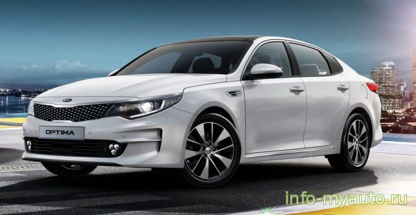 Новая Kia Optima кузов JF комплектация GT-Line обзор