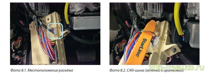 подключение шины CAN