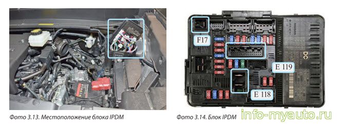 блок ipdm Ниссан Патфайндер