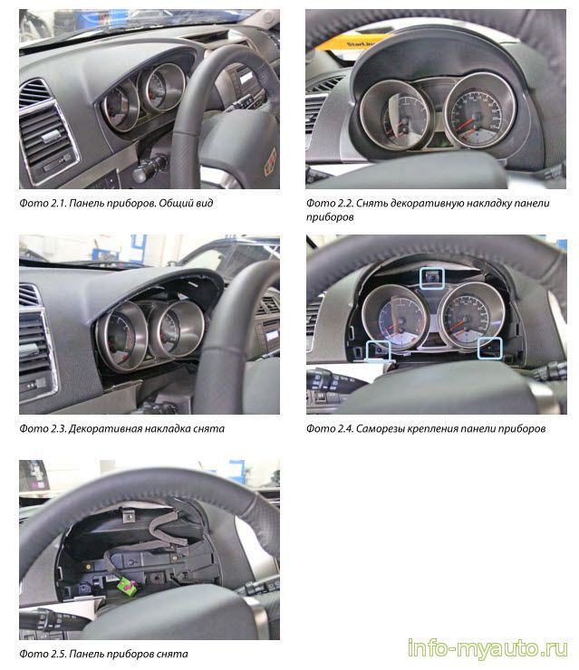 Разбираем салон Emgrand X7