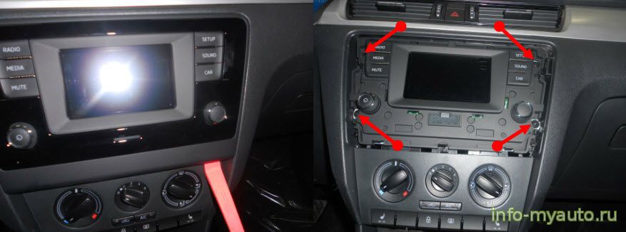 Разбираем салон Рапида