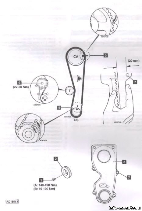 Замена комплекта грм hyundai getz